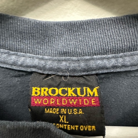 BROCKUM TAG 1993 BON JOVI WORLD TOUR TEE BLACK - Picture 3 of 4